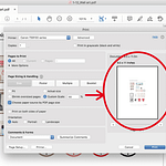 Printer settings for Acrobat